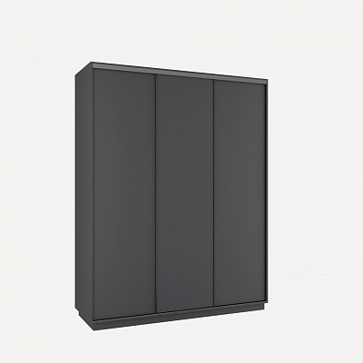 Шкаф-купе Сириус без зеркала Графит